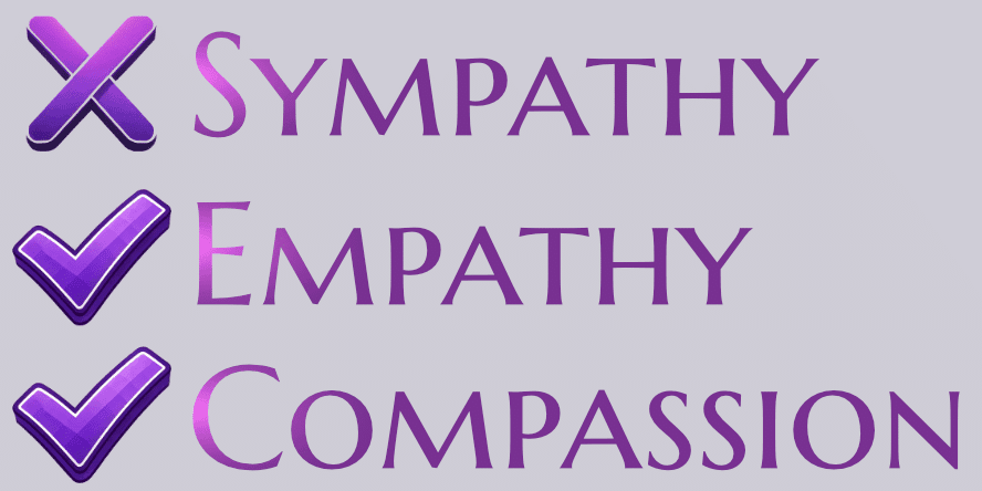 Empathy and Compassion with compassionate connection